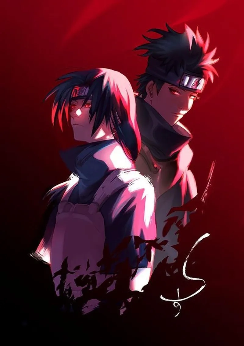 Visual cắt cảnh từ truyện Shisui x Itachi noveltoon