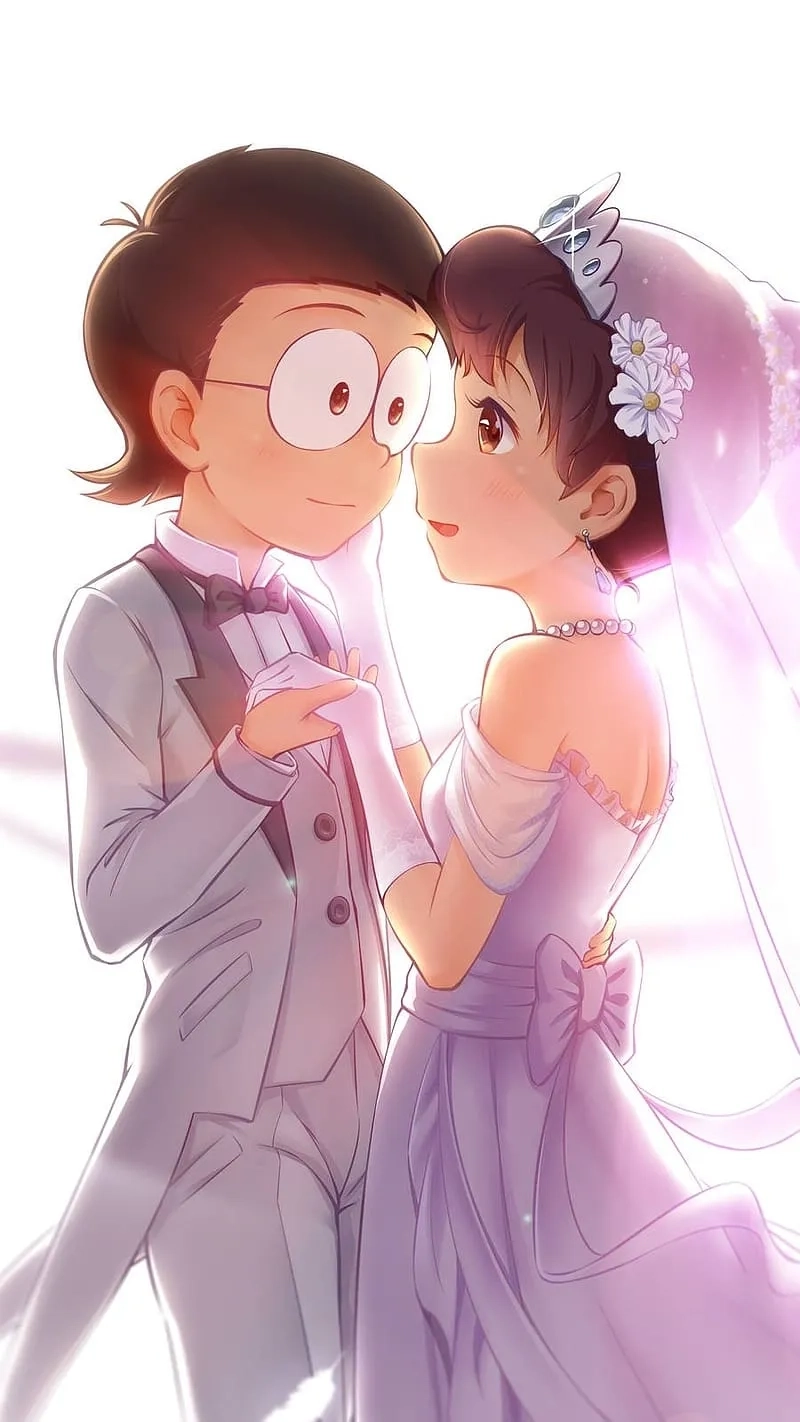 Visual cực chất từ hình ảnh Nobita và Shizuka ngầu