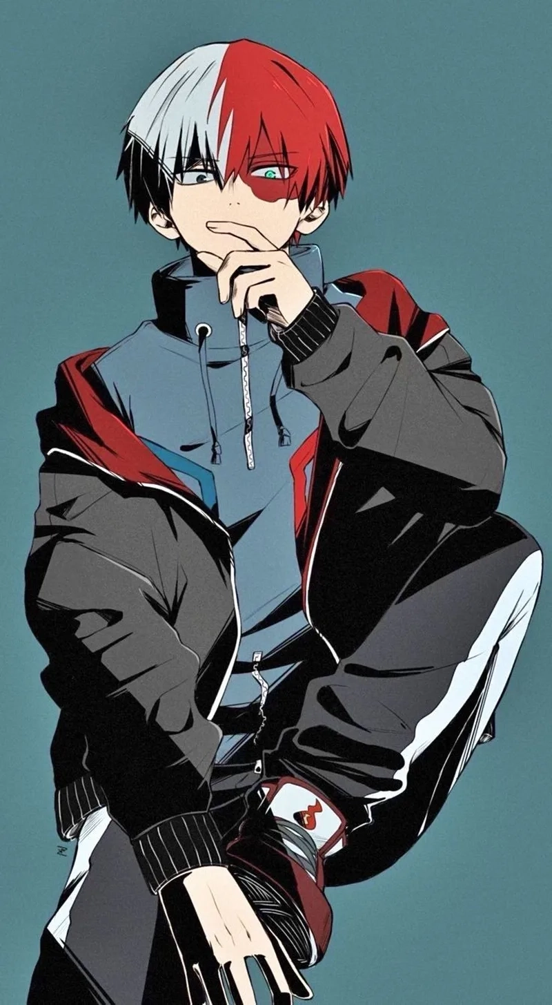 Shoto Todoroki fanart đa dạng và sáng tạo từ cộng đồng fan