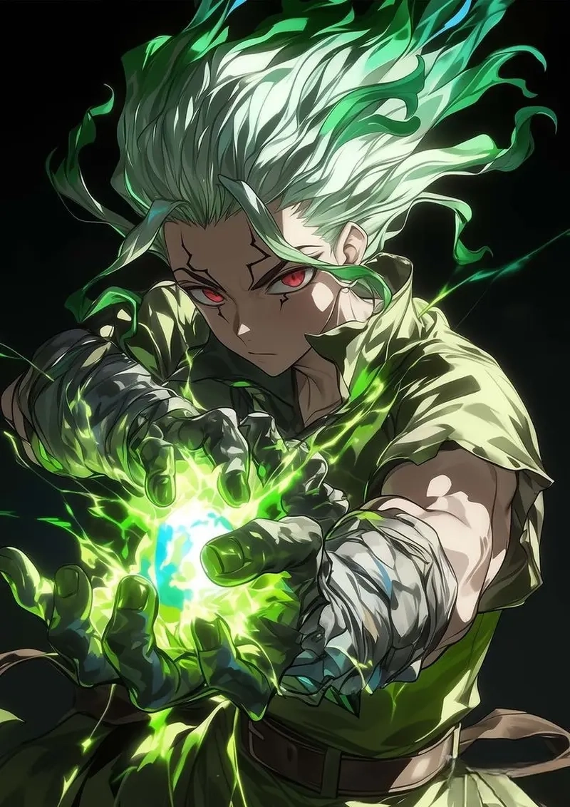 Khám phá hình ảnh anime Senku trong thế giới Dr. Stone
