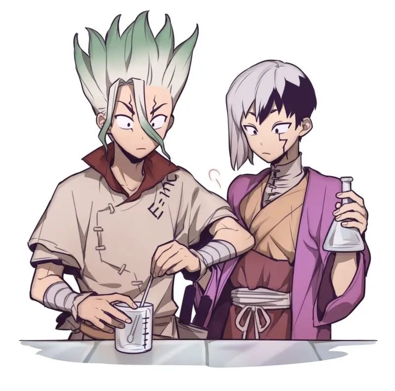 Senku x gen truyện tranh fanmade nhận nhiều yêu thích