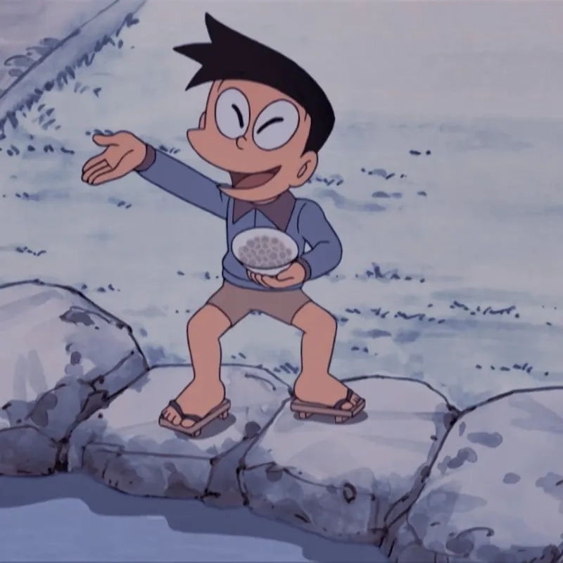 Thần thái đầy cá tính trong hình ảnh Suneo ngầu