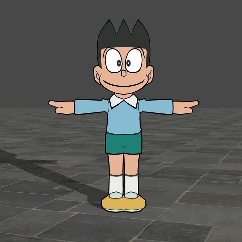 Phong cách nổi bật và đầy cá tính trong ảnh Suneo ngầu