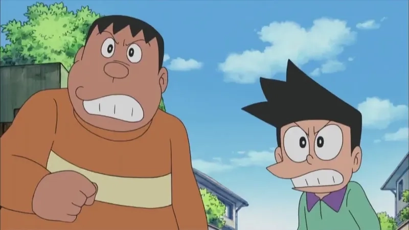 Những tình huống hài hước từ Chaien và Suneo