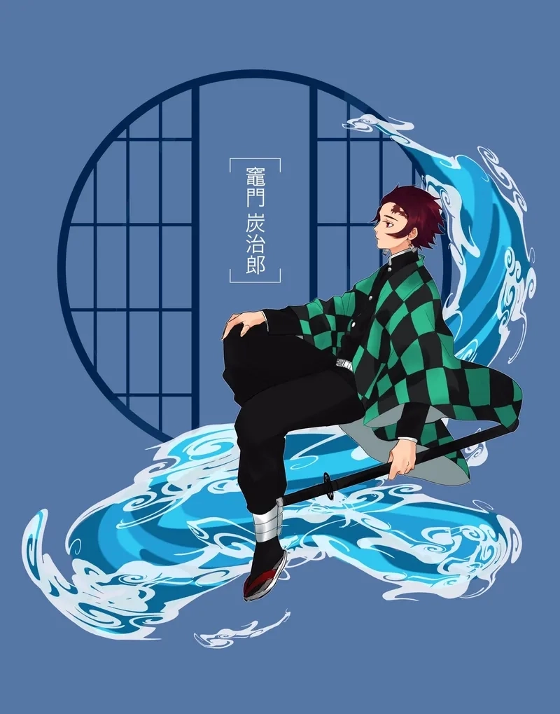 Tanjiro PNG thường được dùng để thiết kế ảnh nền, in ấn hoặc làm avatar trong fanpage