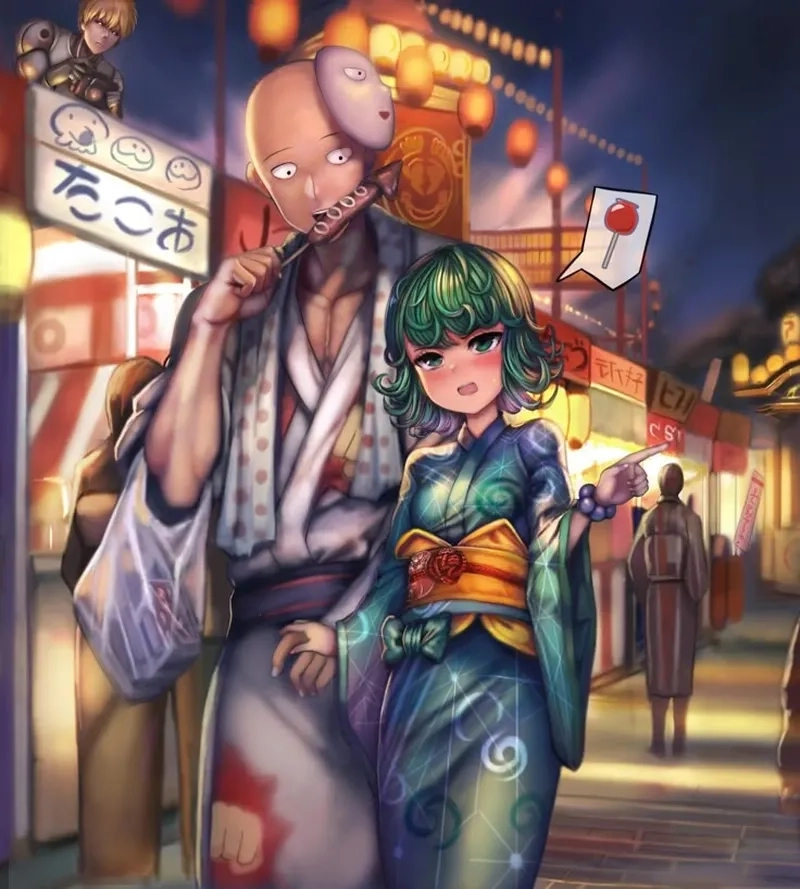Khoảnh khắc đầy gay cấn giữa Genos x Tatsumaki trong One Punch Man