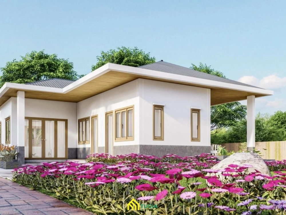 Tham khảo những mẫu nhà cấp 4 chữ l tiện nghi cuốn hút