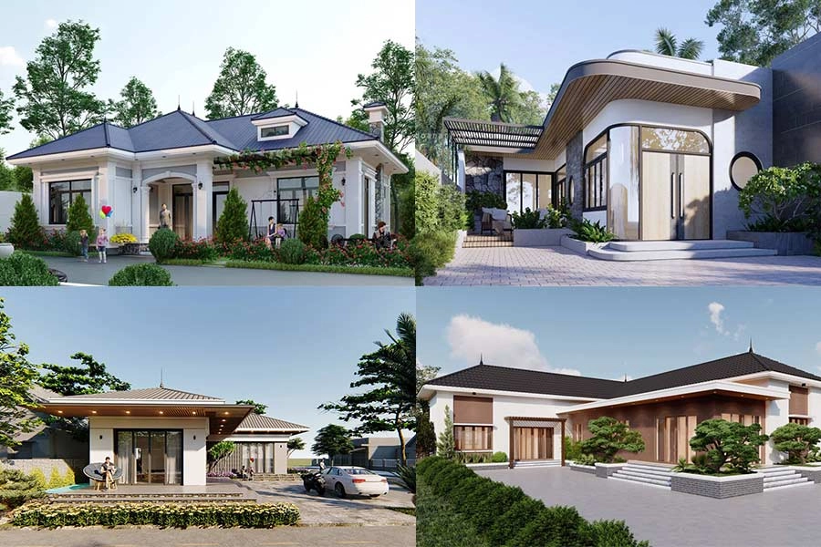 +50 mẫu nhà cấp 4 chữ L đẹp giá rẻ ưa chuộng nhất hiện nay
