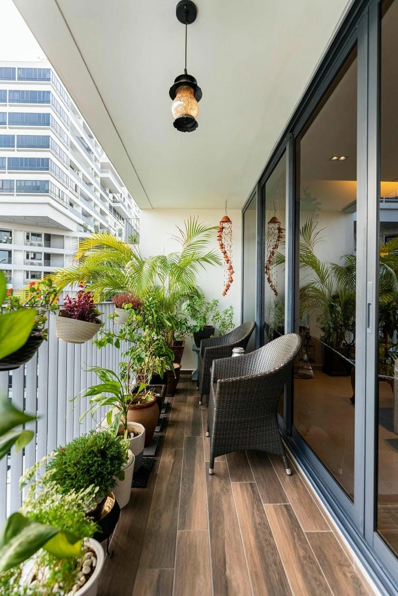 Gợi ý phối màu trong decor ban công đẹp