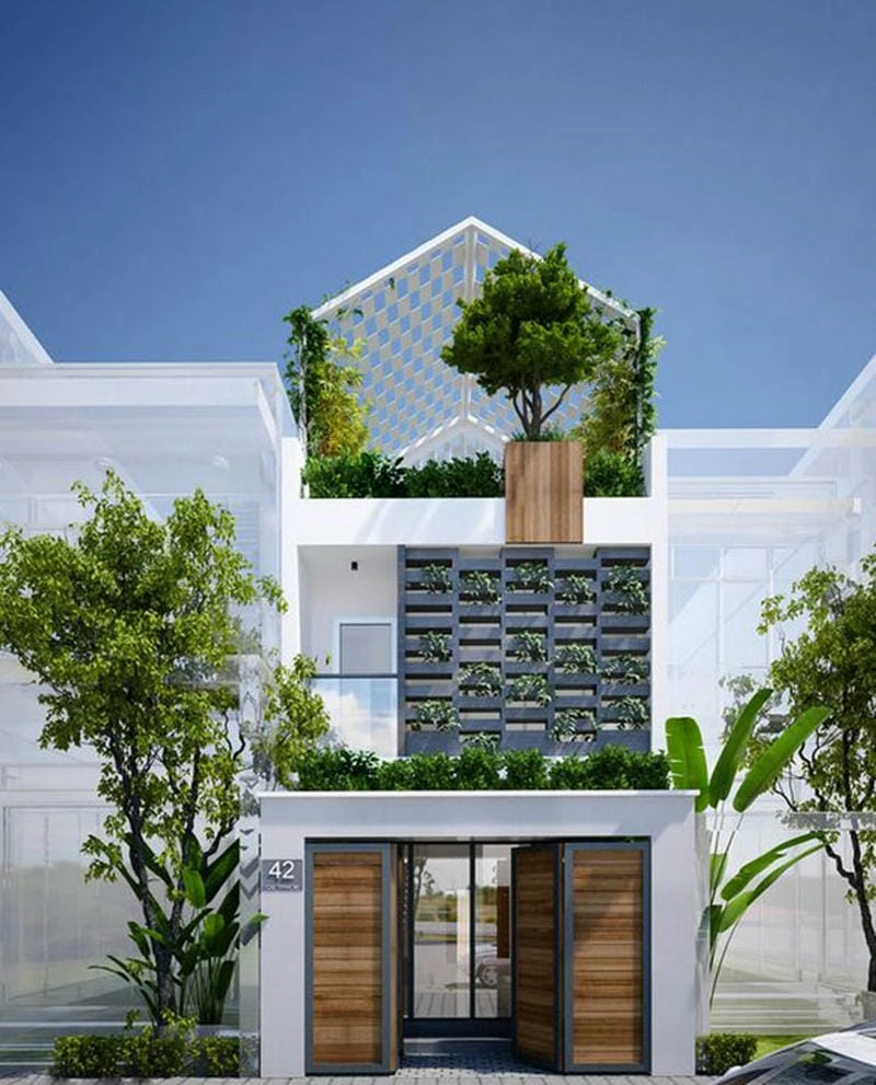 Tổng hợp bộ sưu tập những mẫu nhà có sân thượng đẹp