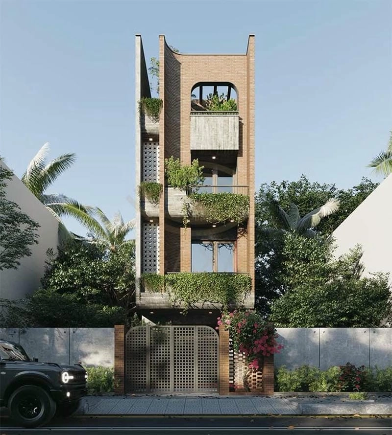 Khám phá mẫu nhà ống 40m2 đẹp không gian mở