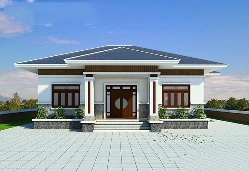 nông thôn mẫu nhà cấp 4 đẹp 2020 đơn giản phù hợp mọi diện tích nhỏ