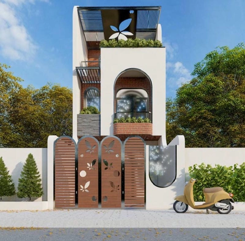 Thiết kế nhà ngang 6m dài 14m đẹp và bền vững theo thời gian