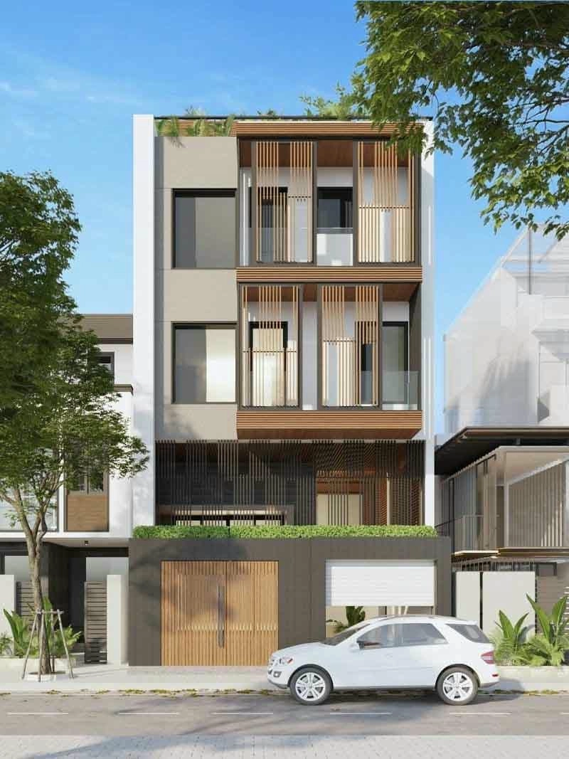 Thiết kế nhà ngang 6m dài 12m tận dụng không gian tối đa