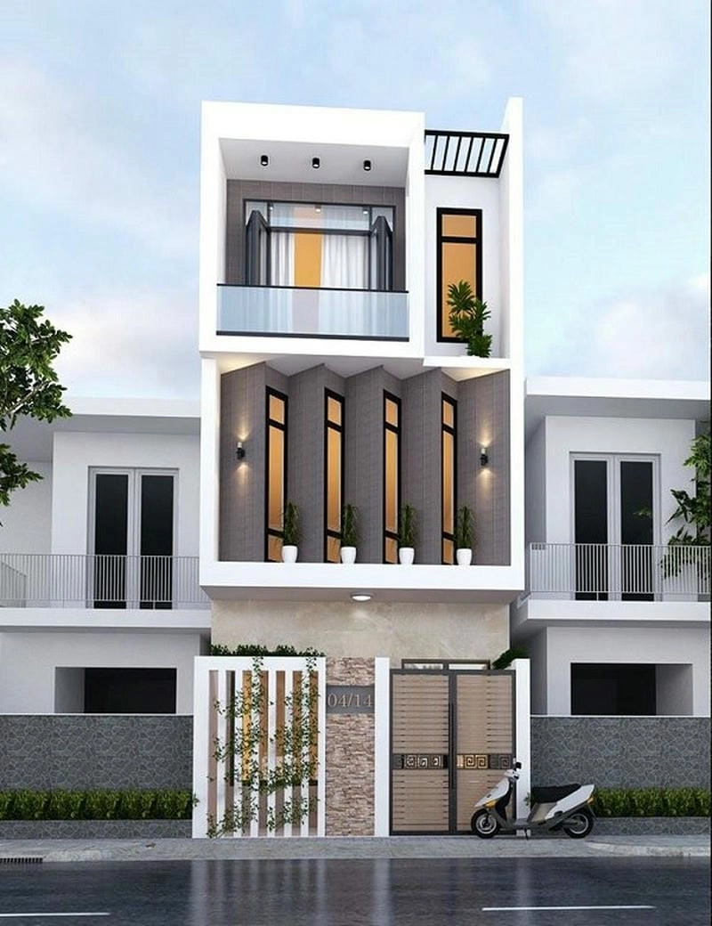 Thiết kế nhà ngang 6m dài 20m mang đến không gian sống xanh