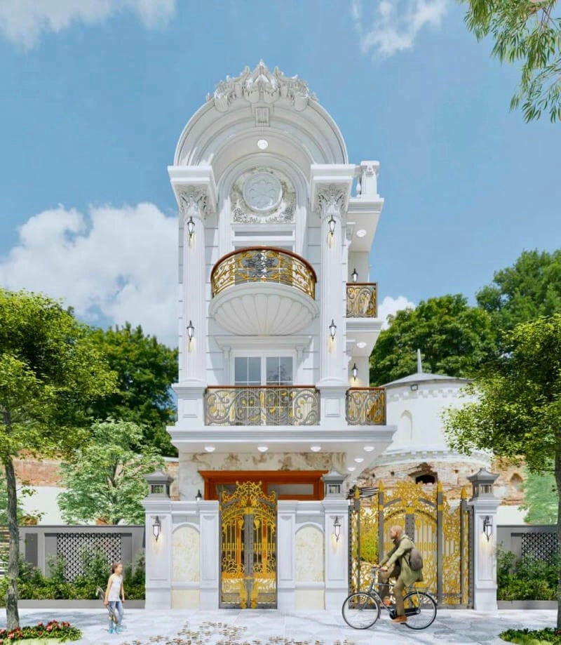 Không gian sống đẳng cấp với nhà phong cách châu âu hiện đại