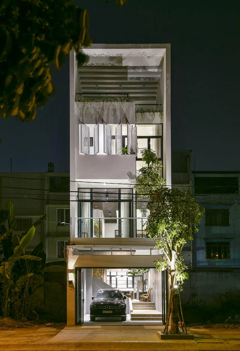 30 mẫu nhà ống mặt tiền 5m có tầng hầm tối ưu công năng sử dụng