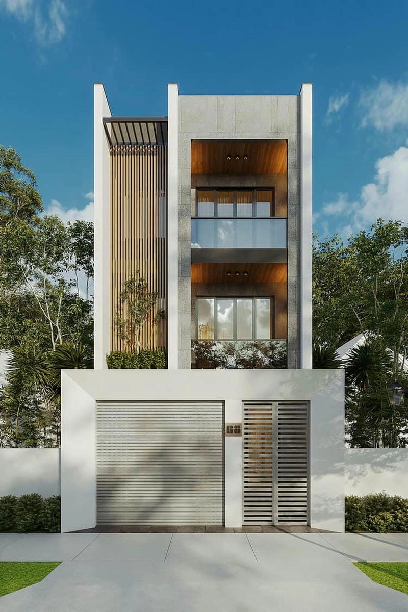 mẫu nhà 5 tầng mặt tiền 5m lựa chọn tối ưu cho không gian đô thị