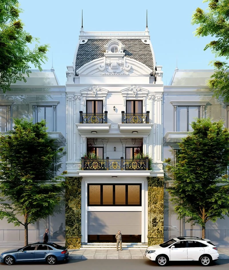 Khám phá mẫu nhà phố 3 tầng mặt tiền 6m hiện đại