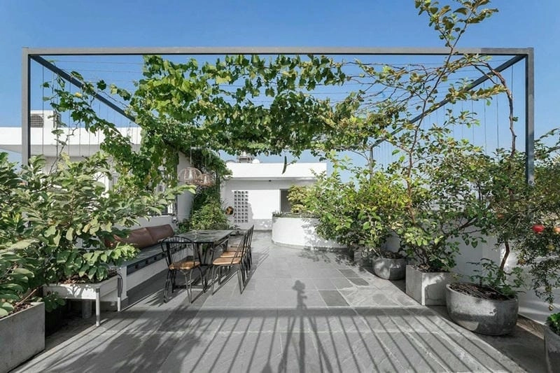 Lựa chọn ấn tượng từ các mẫu sân thượng đẹp