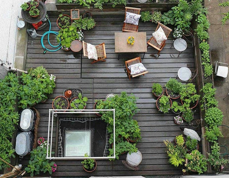 Phối cảnh ấn tượng cùng mẫu tầng thượng đẹp