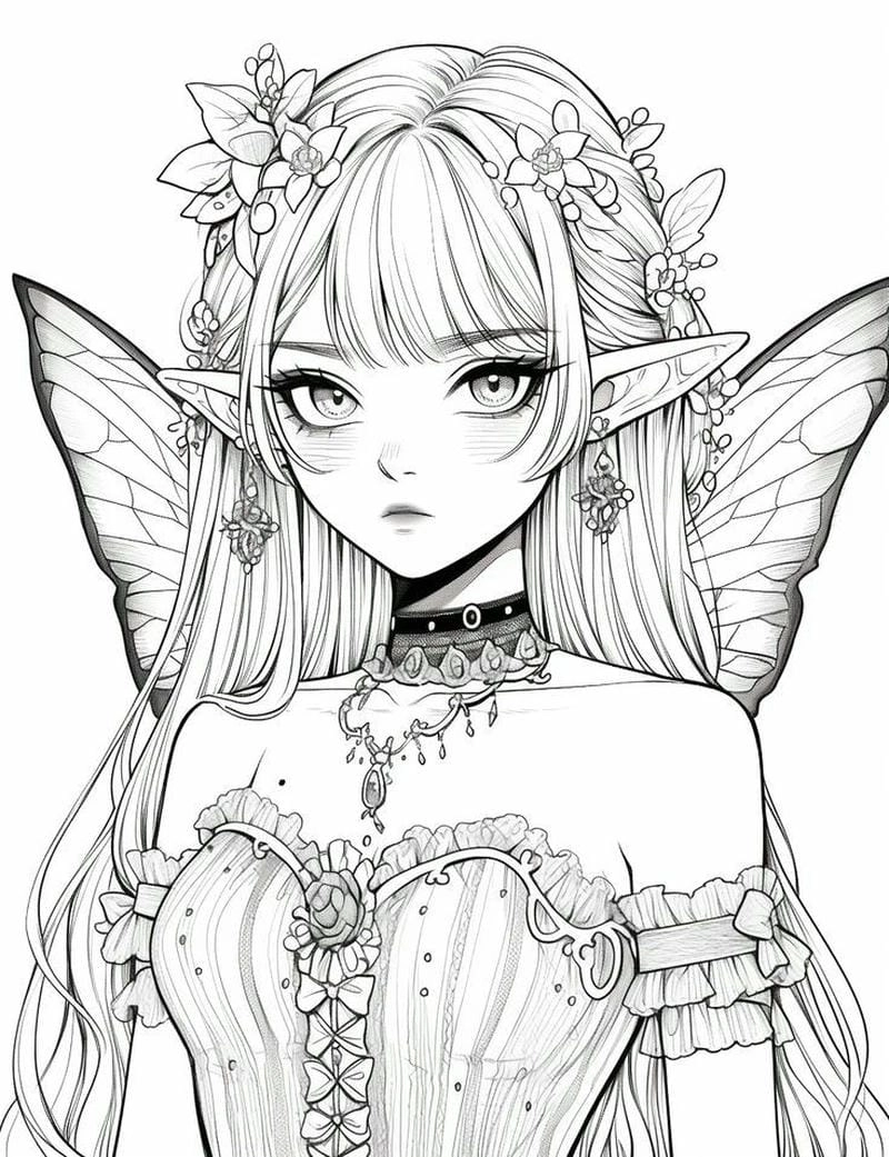 Bộ mẫu mới chibi tranh tô màu anime 12 cung hoàng đạo cực chất