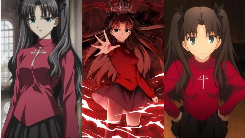 Tohsaka hiện lên với ánh mắt tự tin và vẻ ngoài quyến rũ
