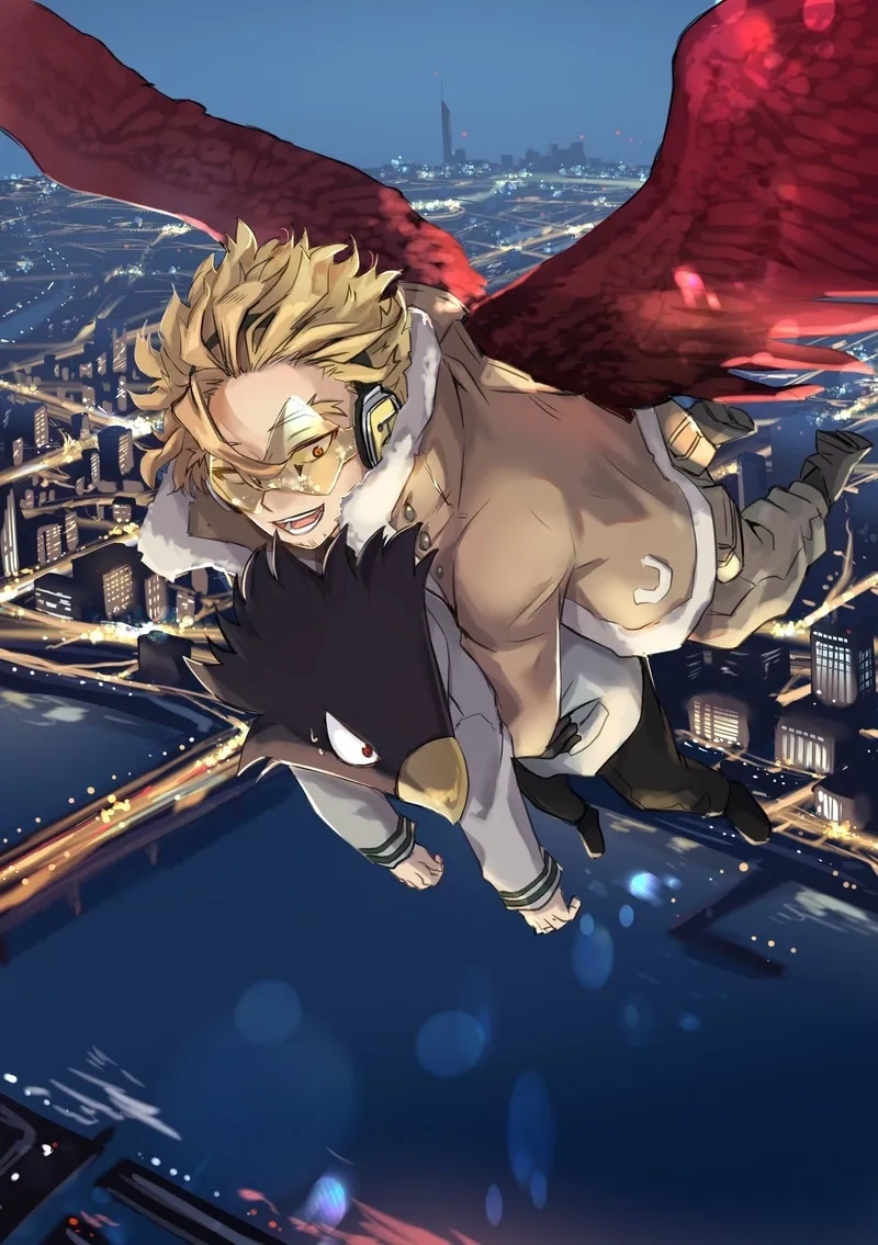 Fumikage Tokoyami chibi là hình ảnh đáng yêu với tạo hình hoạt hình