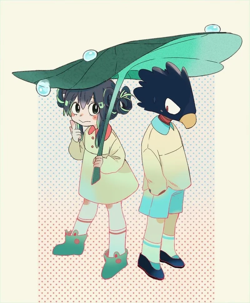 MHA Tokoyami x Tsuyu là từ khóa về cặp đôi này trong thế giới My Hero