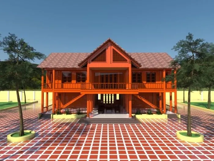 Phong cách mới với mẫu nhà sàn hiện đại đẹp mẫu nhà sàn đẹp