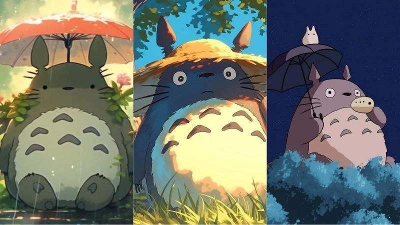 Totoro được tái hiện sinh động qua góc ảnh đầy cảm xúc