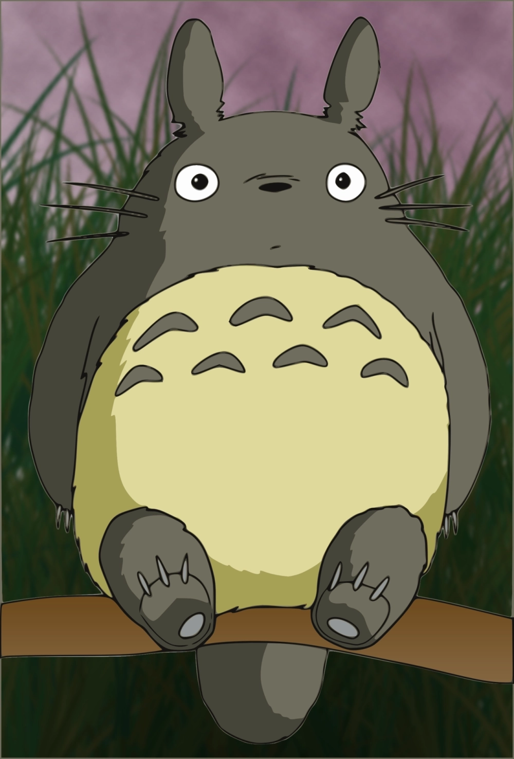 Hình nền máy tính Totoro 4k siêu nét cho desktop thêm dễ thương