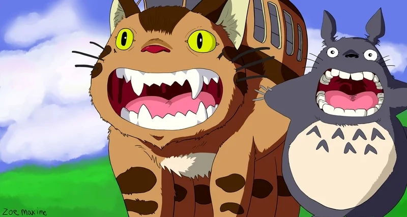 Nhân vật Totoro luôn gắn với thiên nhiên và tuổi thơ