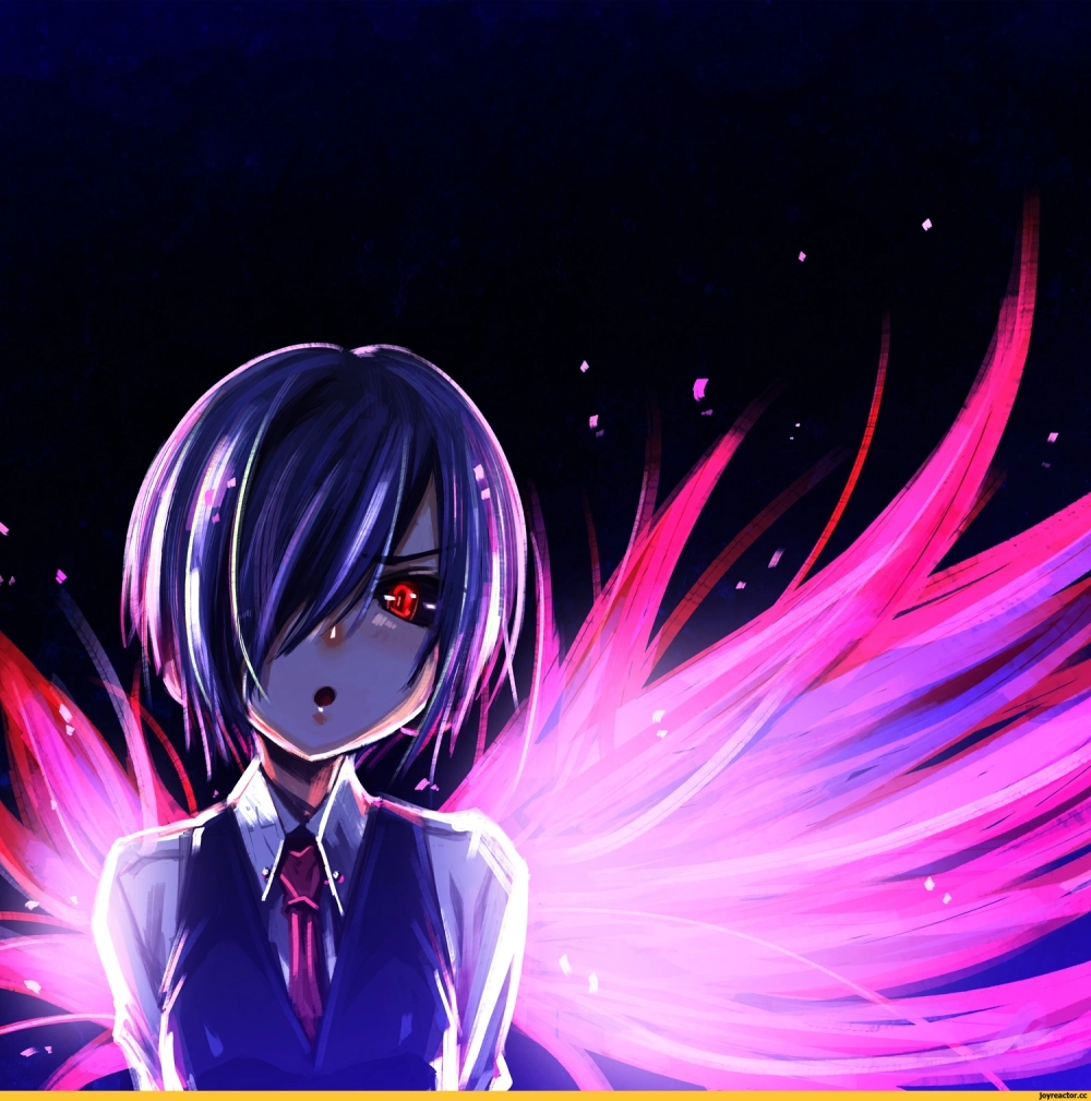 Kirishima Touka nổi bật với tính cách cứng rắn và trái tim ấm áp