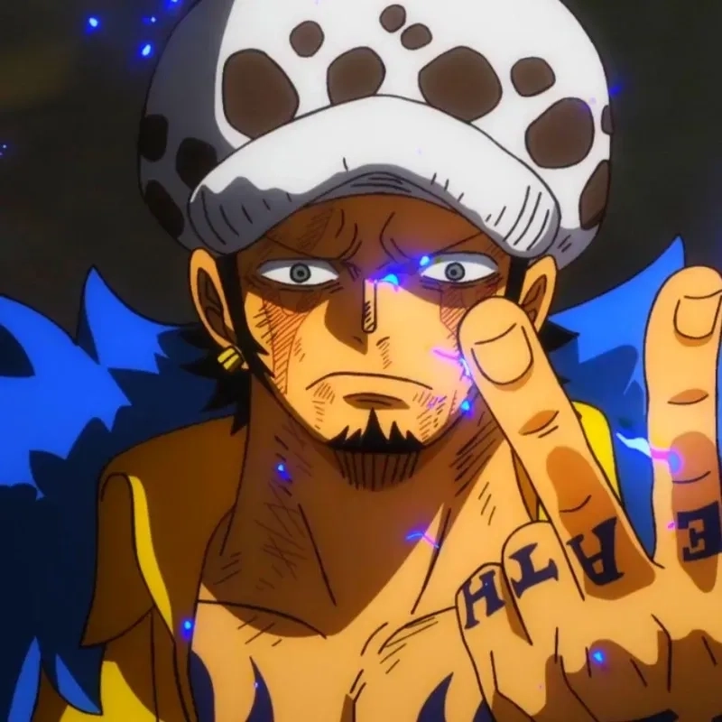 Kiểu viết Trafalgar D Water Law vẫn giữ trọn khí chất cool ngầu