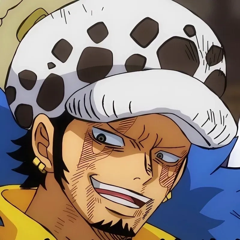 Tuy viết khác nhưng Trafalgar D Water Law vẫn ngầu như thường
