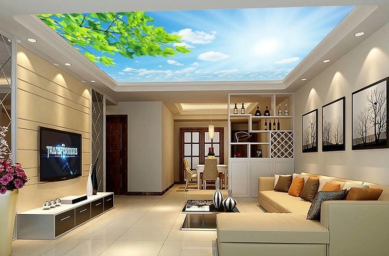 các mẫu trần nhà gỗ thiết kế tinh tế phù hợp mọi phong cách