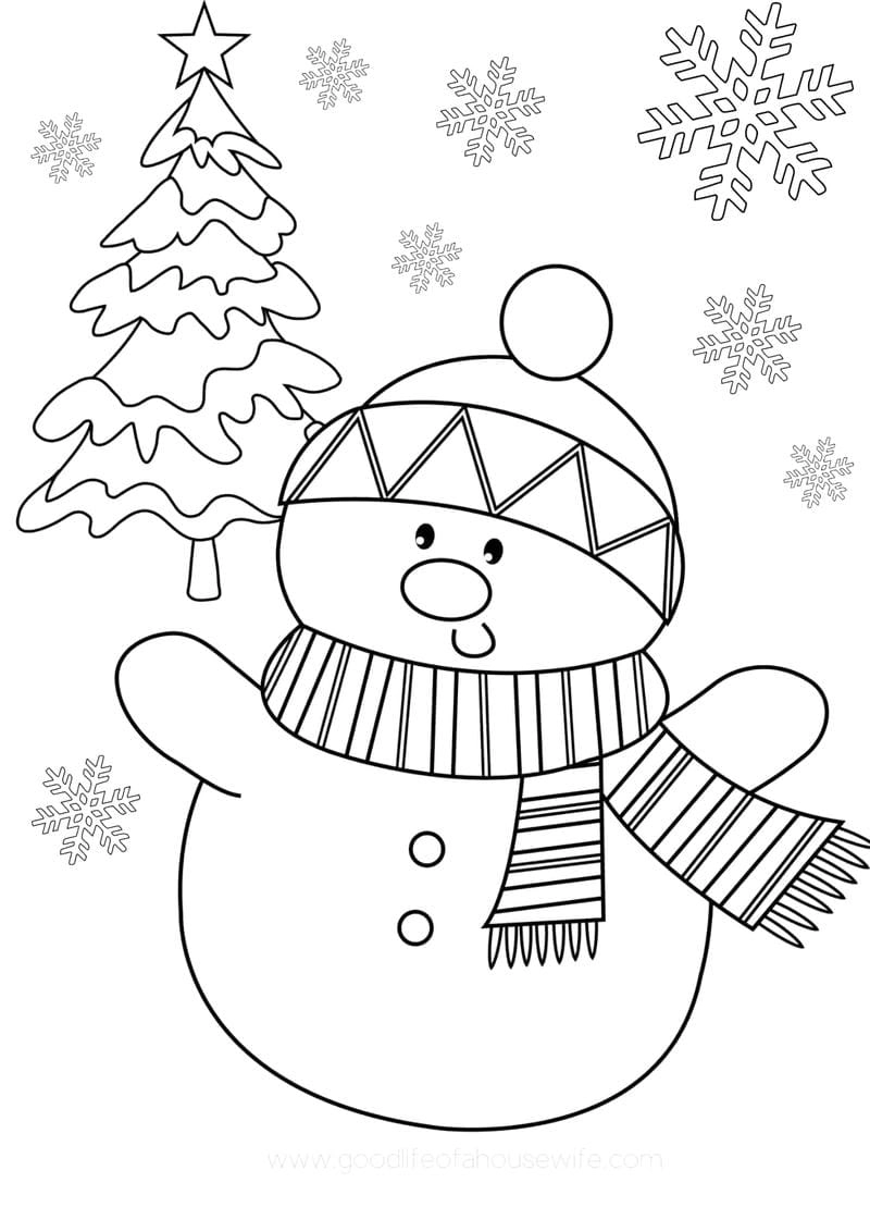 Gợi ý các mẫu noel tô màu đơn giản và đẹp cho bé