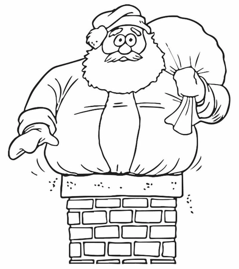 In tranh dễ dàng với in hình ông già noel cho bé tô màu đẹp nhất