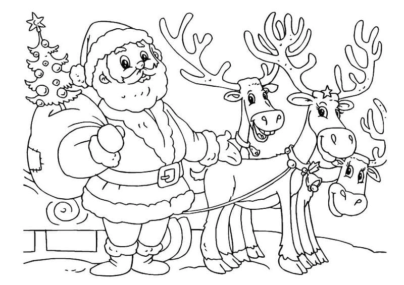Tranh noel tô màu phát triển tư duy, khơi gợi sáng tạo