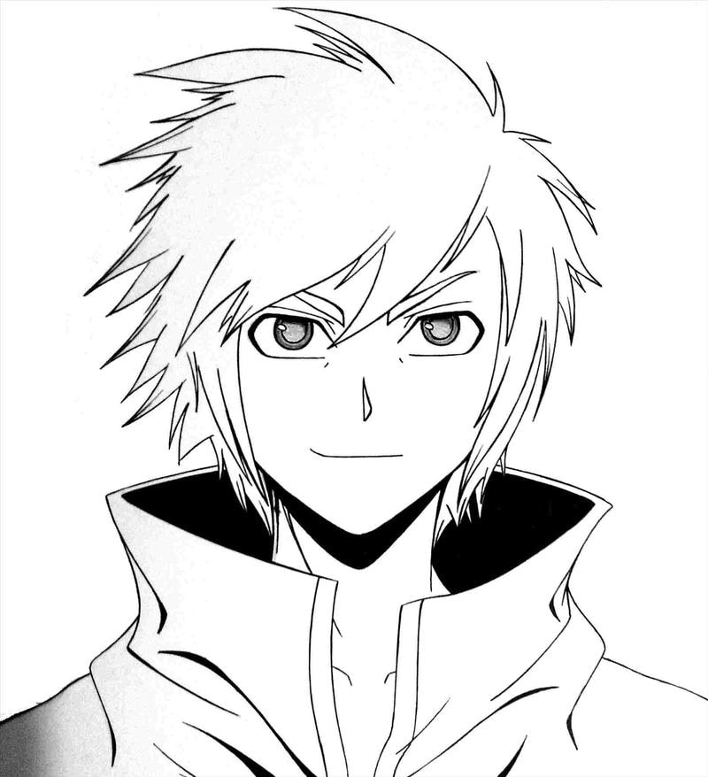 Khám phá tranh tô màu anime boy cute siêu dễ thương