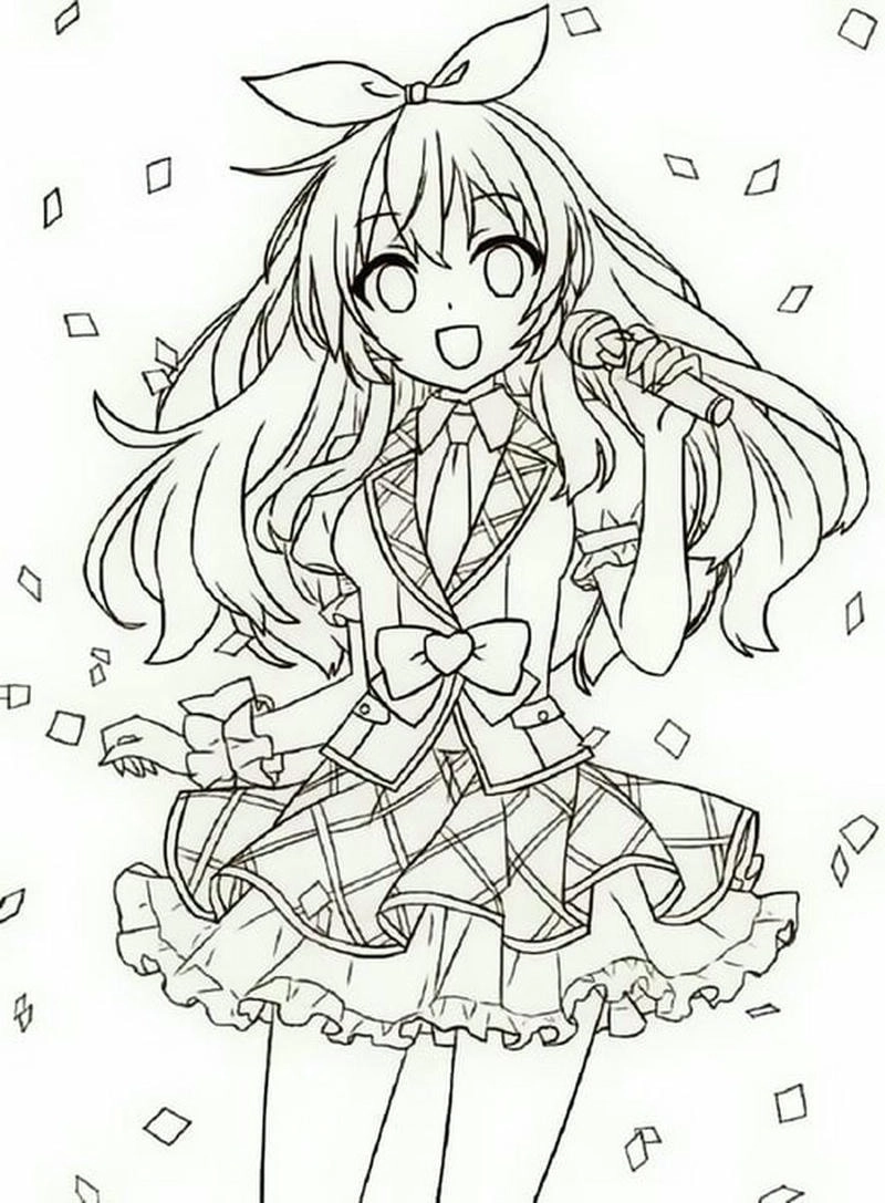 Khám phá bộ Tranh Tô Màu Anime Cổ Trang Nữ đẹp nhất