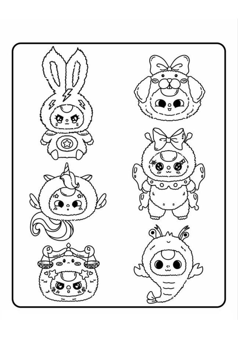 Tô màu baby three cute phiên bản v2