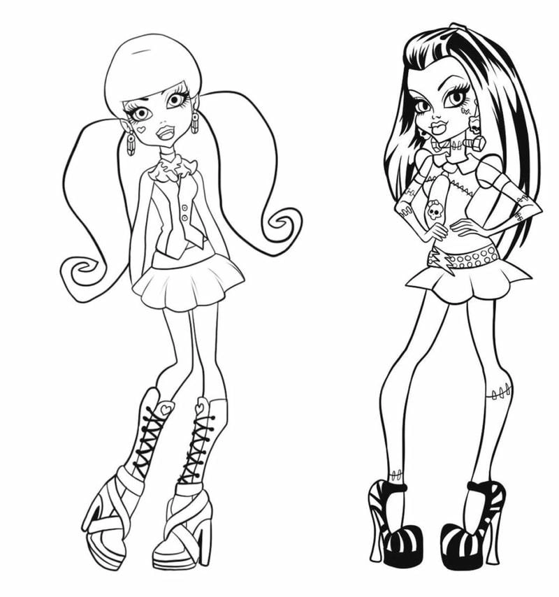 Khám phá paper doll tranh tô màu búp bê giấy sáng tạo