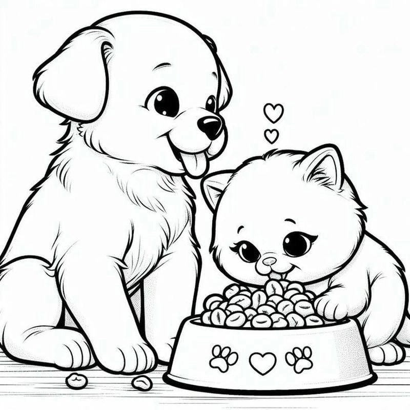 Học ngay cách tô màu con chó cực dễ dàng