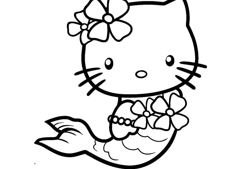 Thỏa sức tô màu con mèo dễ thương ngộ