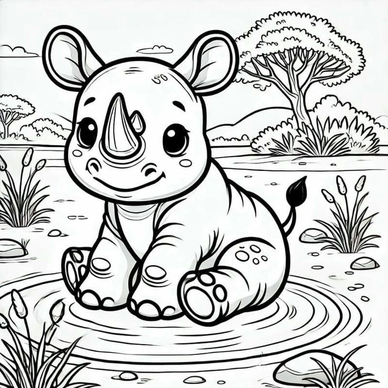 Top tranh tô màu con vật đáng yêu khiến bé thích mê