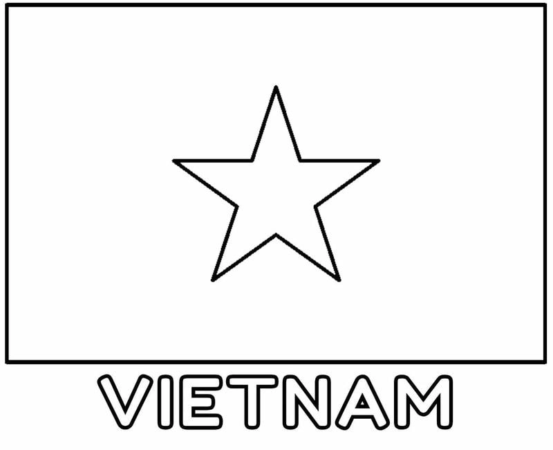 Khám phá bức tranh tô màu lá cờ việt nam đầy ý nghĩa