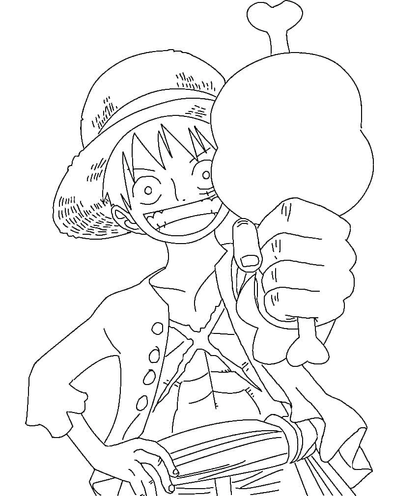 Cập nhật ngay bộ hình tô màu luffy siêu đẹp