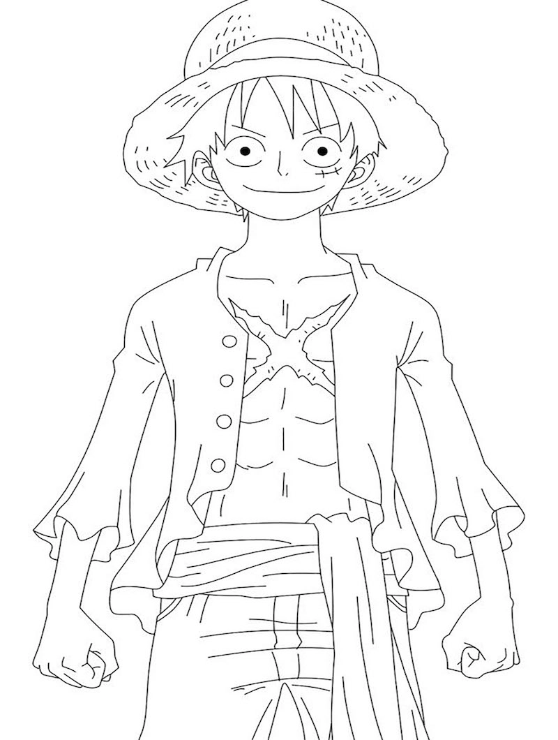 Cùng bé khám phá luffy gear 5 tô màu hấp dẫn